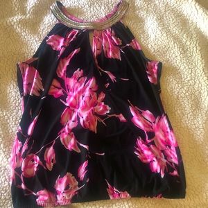 INC Dressy Floral Top